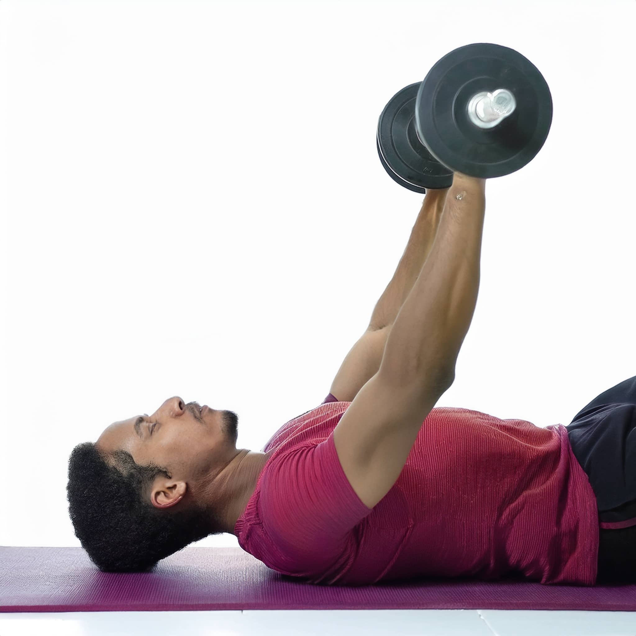 man bench press - strength example